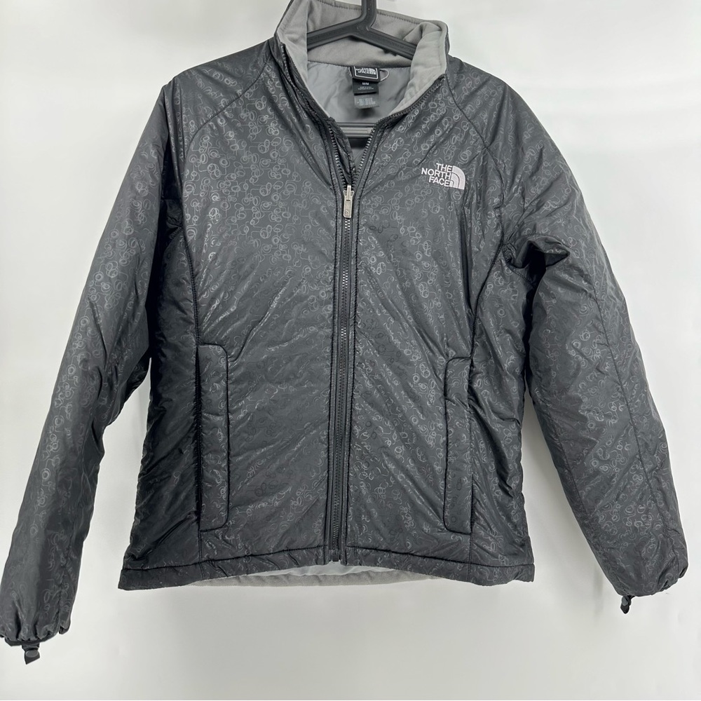 The North Face Winter Coat Black Circle Design Puffer Jacket